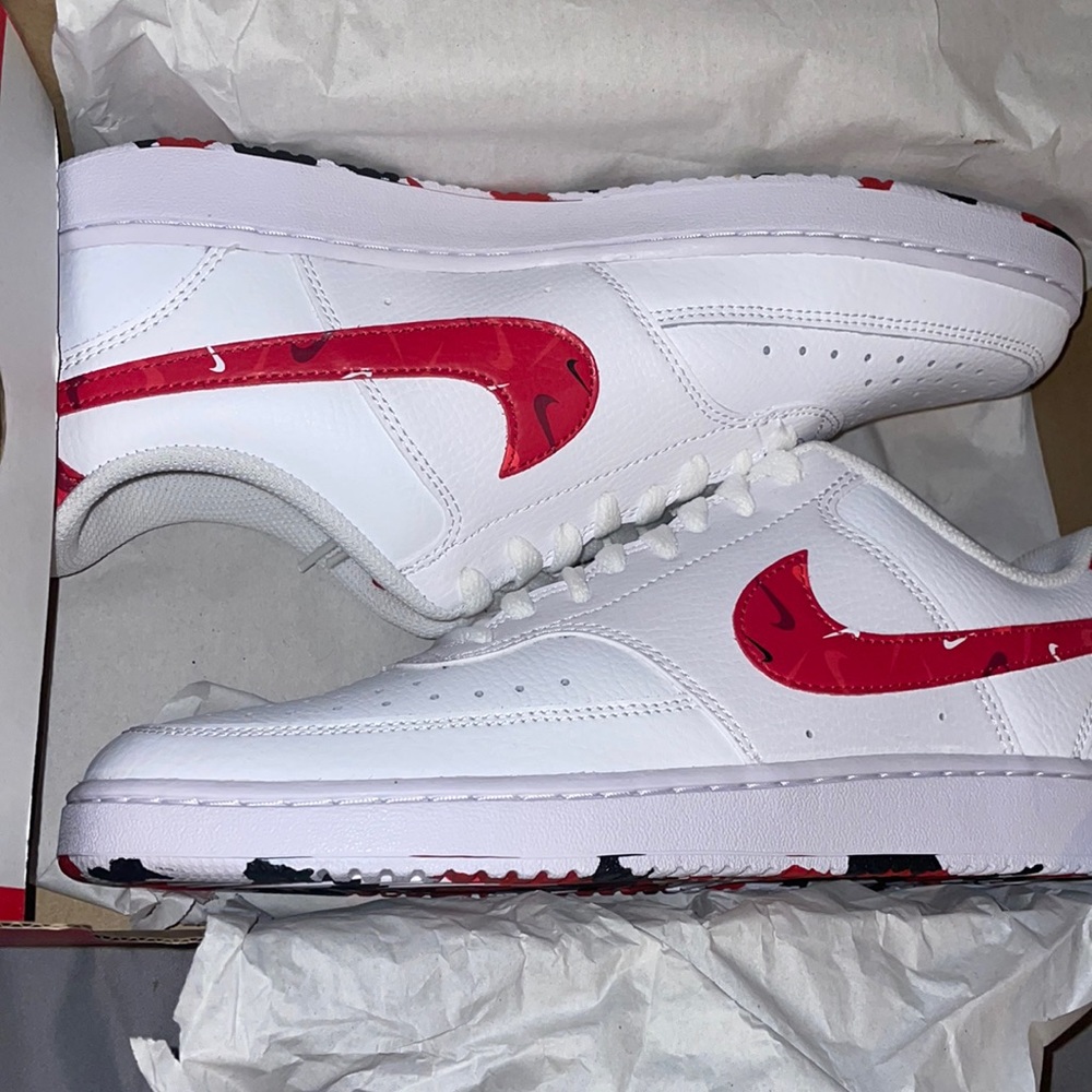 Nike Court Lows Red/White